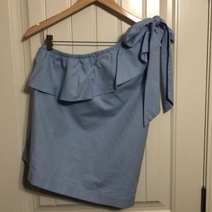 Vineyard Vines One Shoulder Blouse
